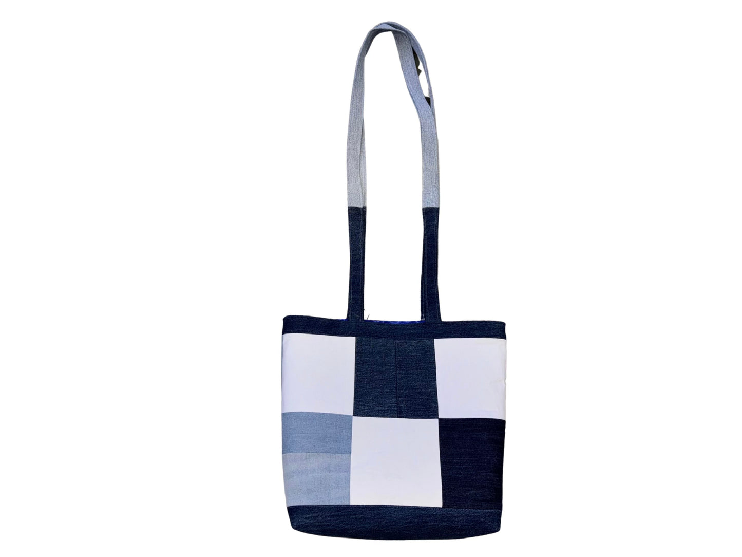 Handmade Denim Tote #4 Dicey Dyes