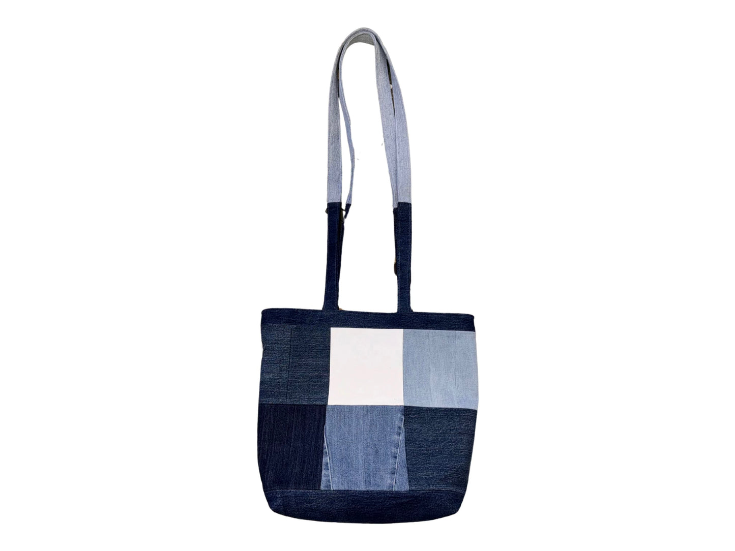Handmade Denim Tote #4 Dicey Dyes