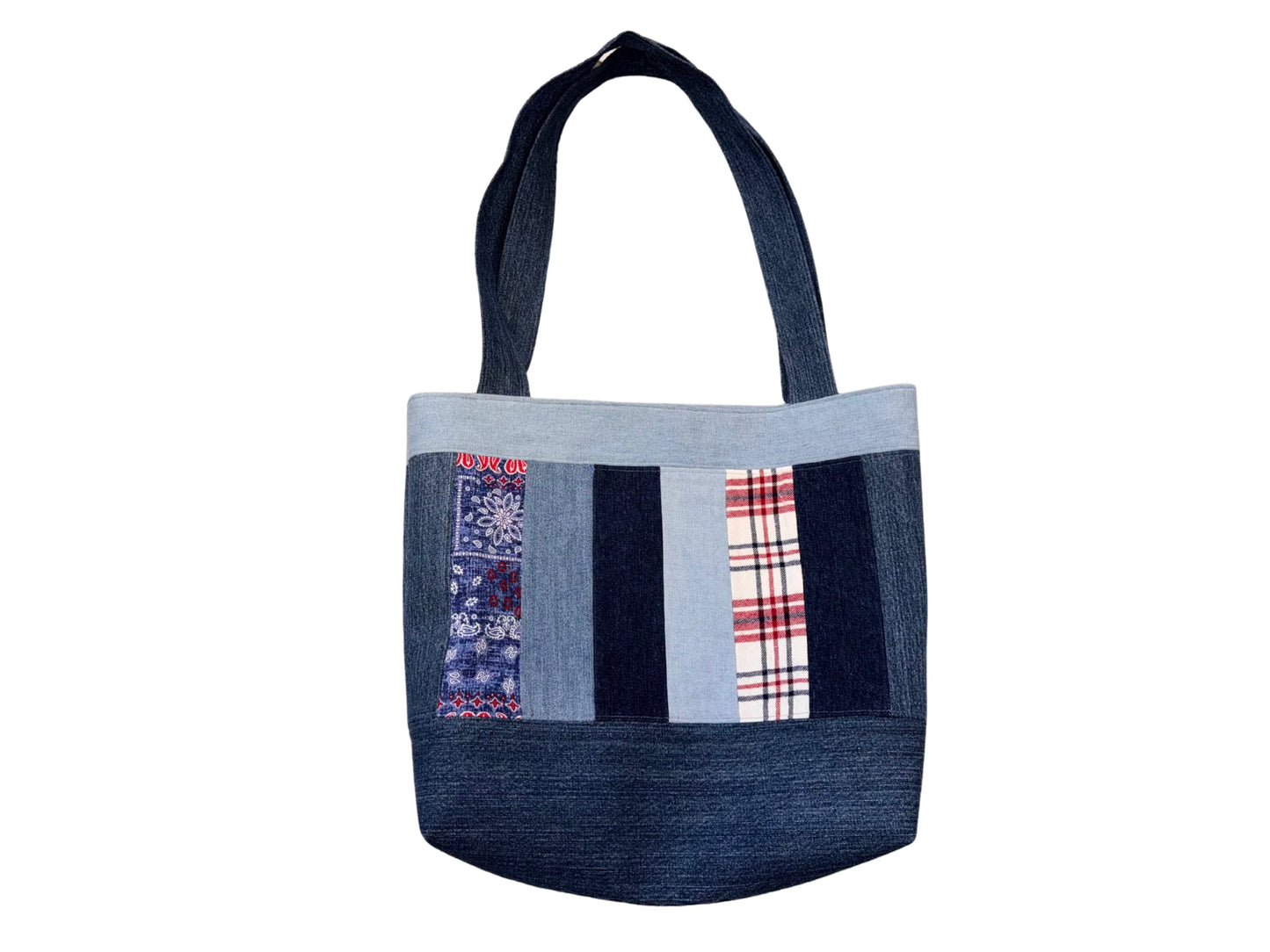 (Copy) Handmade Denim Tote #1 Dicey Dyes