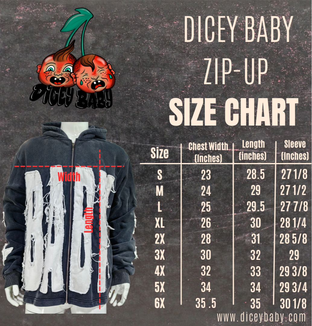 BABY Patch Work Zip-Up Jacket Dicey Dyes