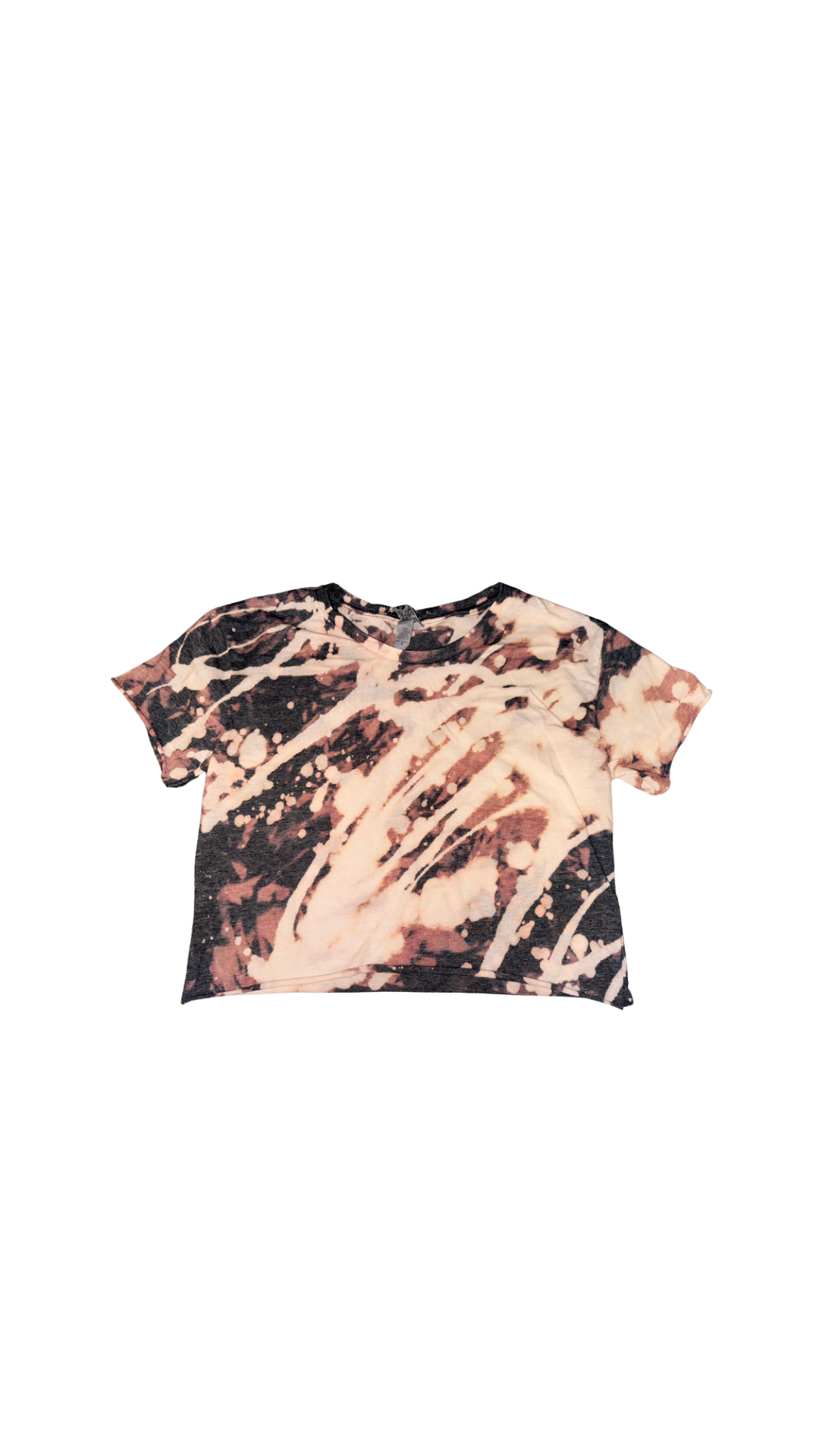Bella Canvas Bleach Cropped T-Shirt (Add a Screen) Dicey Dyes