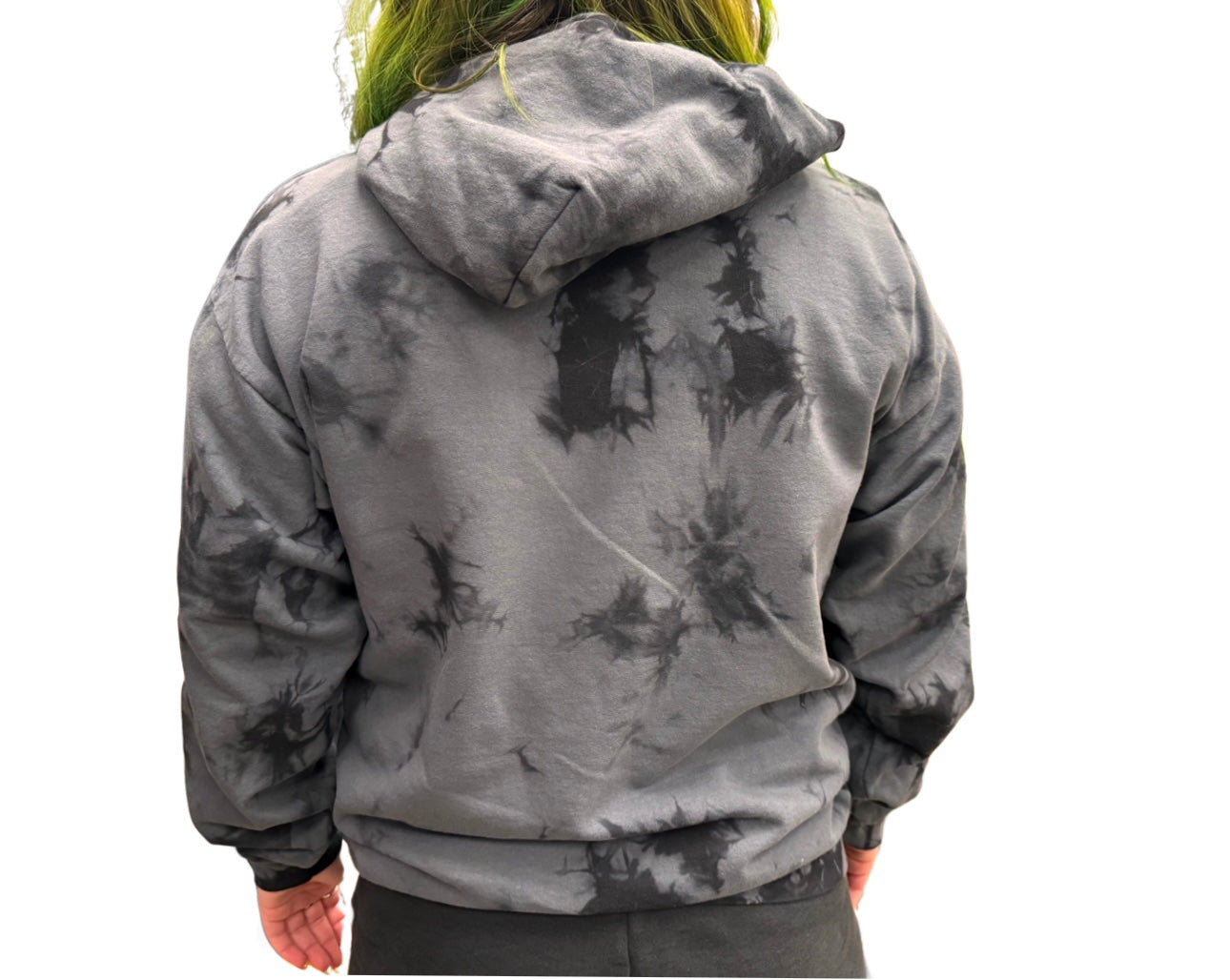 Tie Dye Dicey Baby Black Letter Hoodie Dicey Dyes