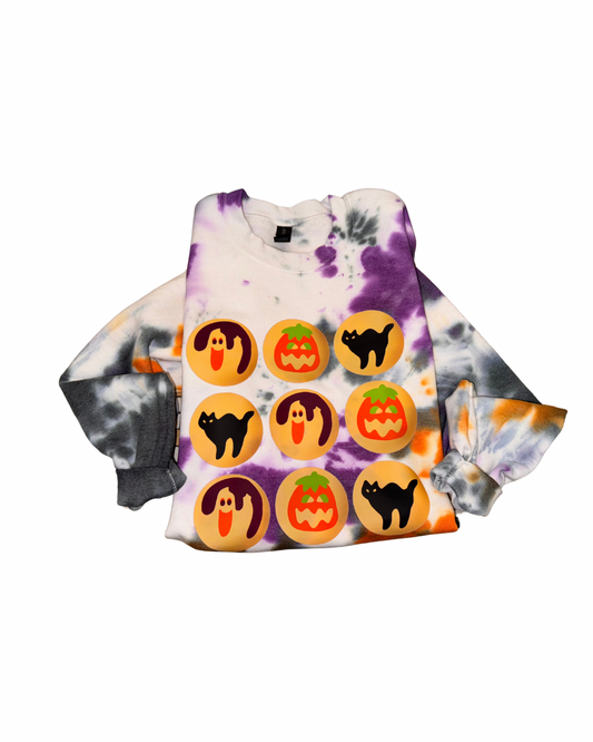 Halloween Cookies Crewneck Dicey Dyes