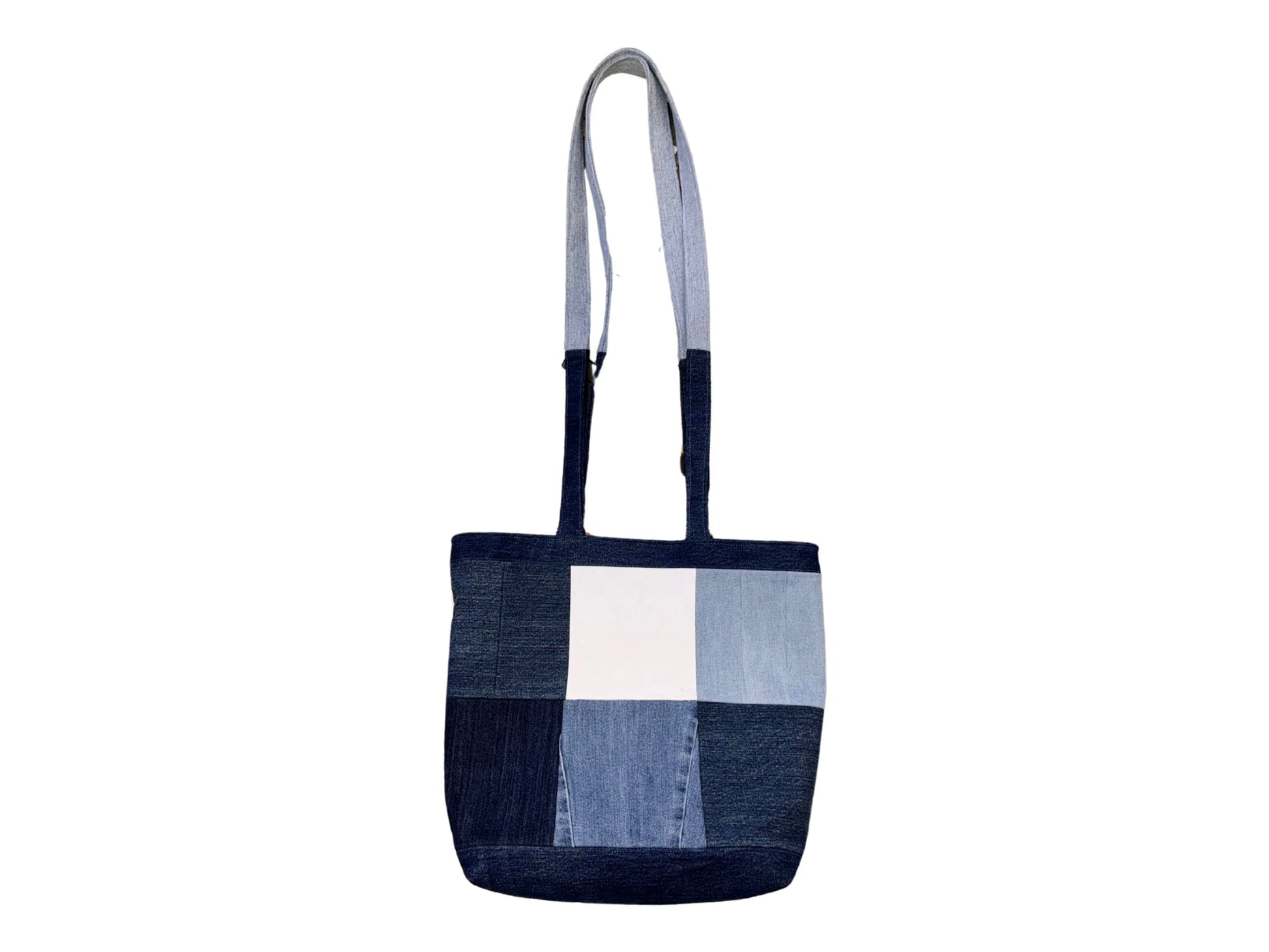 Handmade Denim Tote #4 Dicey Dyes